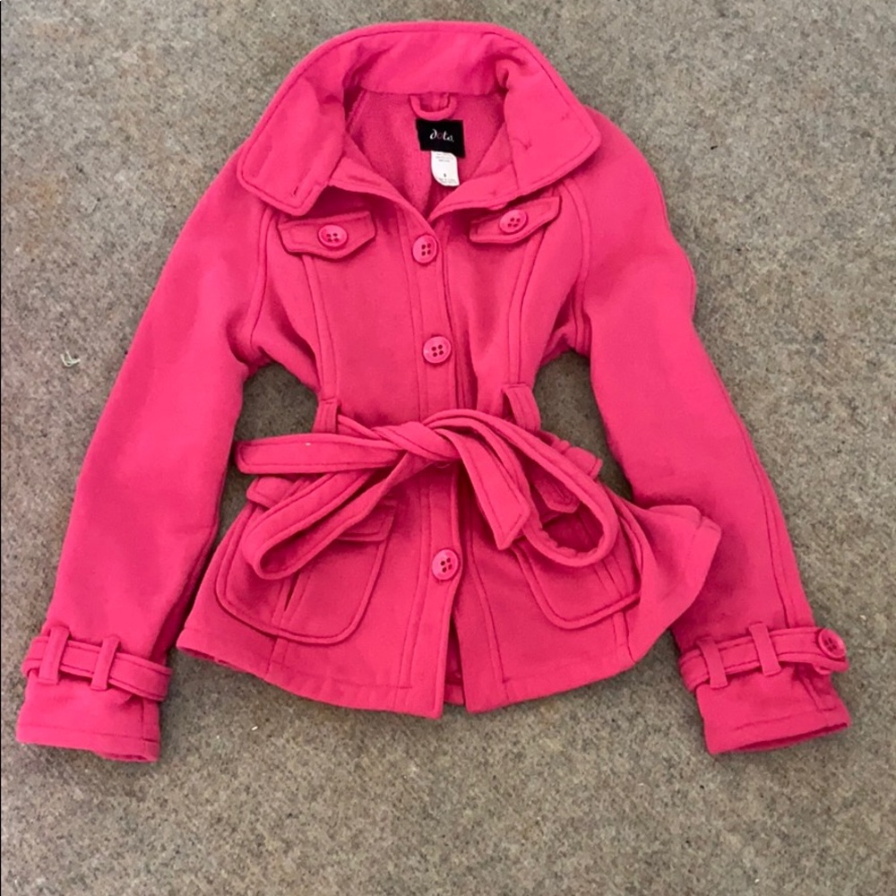 Pink fall jacket